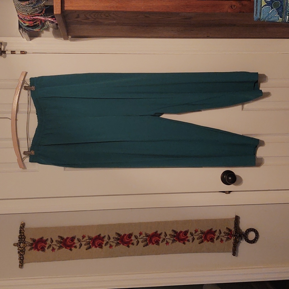 Bon Worth Petite Deep Turquoise Pants Size MP
